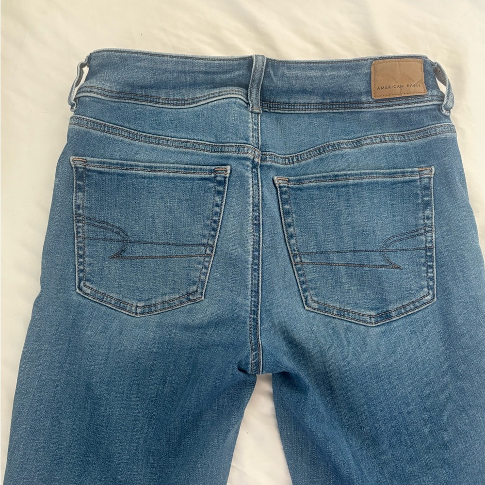 American Eagle Outfitters Blue Skinny Jeans Classic Style